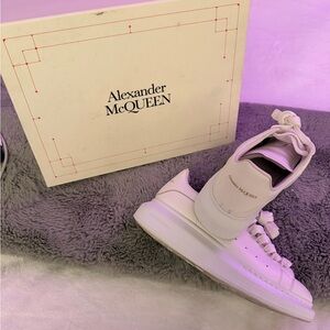Alexander McQueen Cream Sneakers